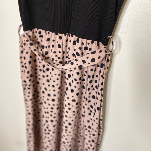 Tank top A-line dress with belt small - Picture 7 of 8